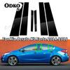 Автомобильная глянцевая пианино, черная стойка, наклейка на обшивку двери, наклейка, крышка для Kia Cerato K3 Forte 2014 2015 2016 2017 2018