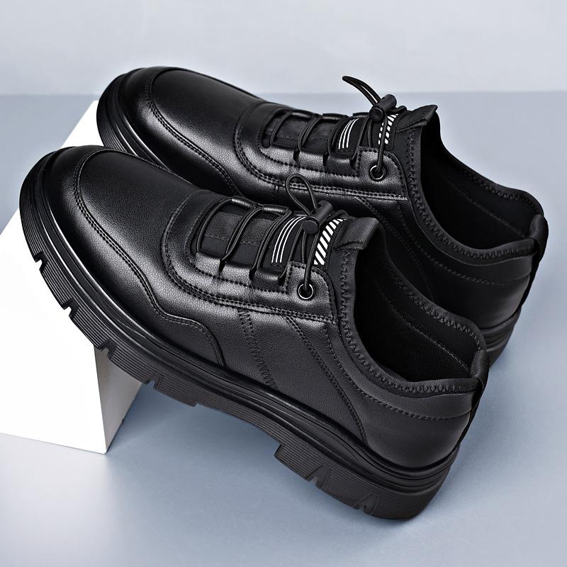 Мужская повседневная обувь Кожаная обувь для ходьбы Мужская обувь плюшевая теплая Удобная обувь Роскошные мужские кроссовки Обувь мужская Спортивная обувь Мокасины