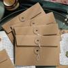 20pcs Retro Kraft Paper Envelopes European Style Simple Archive Bag  Mailers Set