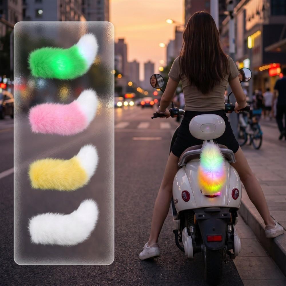 Collision Protection LED Electric Car Tail Swinging Tail Accessory Motorcycle Tail