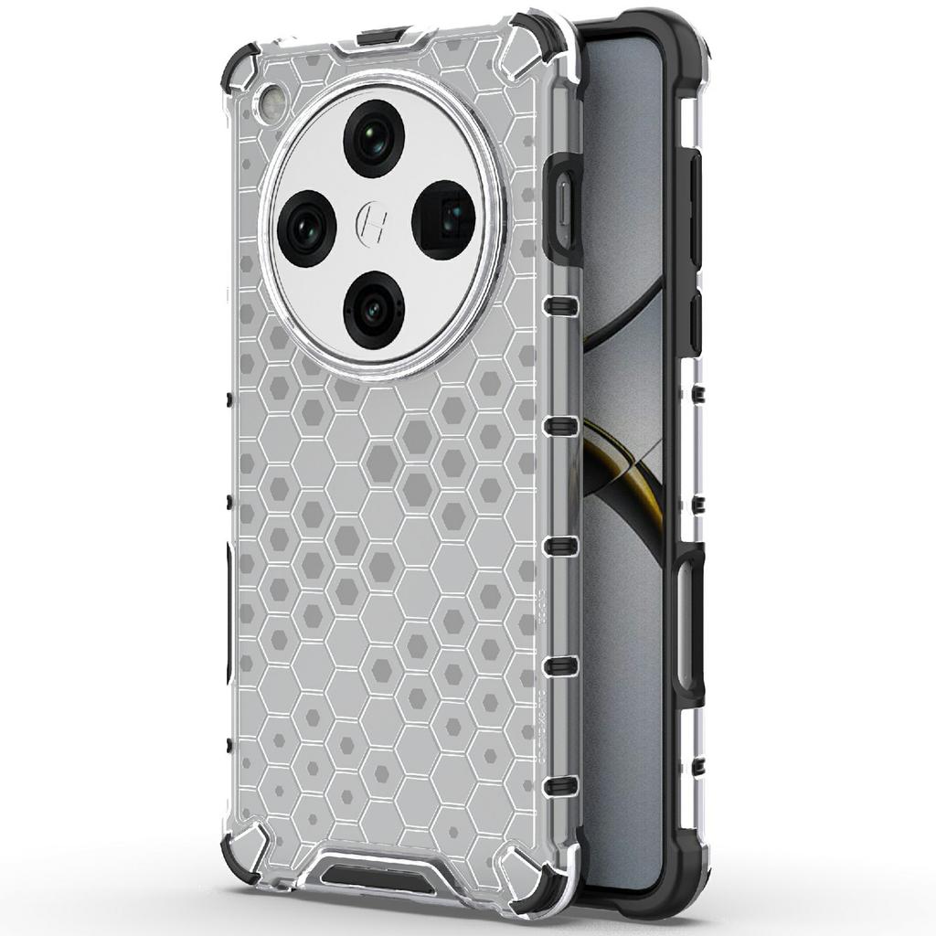 For Oppo Find X8 Pro 5G Case PC+TPU Phone Cover Honeycomb Shape