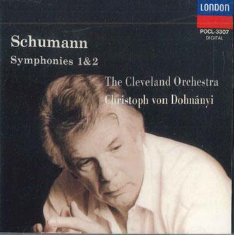 CD CHRISTOPH VON DOHNANYI - Schumann: Symphonies No.1 Spring / POCL3307 POLYDOR Japan Classical Used