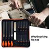 Woodworking Files Carving Tools Kit High Carbon Steel Files Compact Portable Multi-functional Metal Wood File Rasp Set