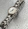 [USED] Seiko Exceline Watch, Small Silver with 4 Diamonds