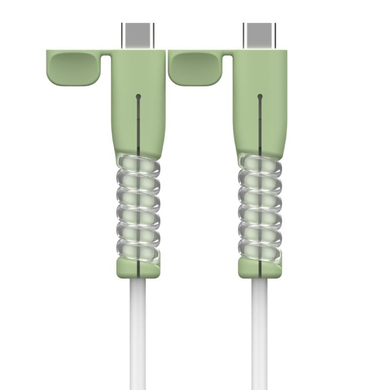 Мягкое силиконовое покрытие для разъемов USB C с защитой от пыли и влаги для кабелей зарядных устройств Type C