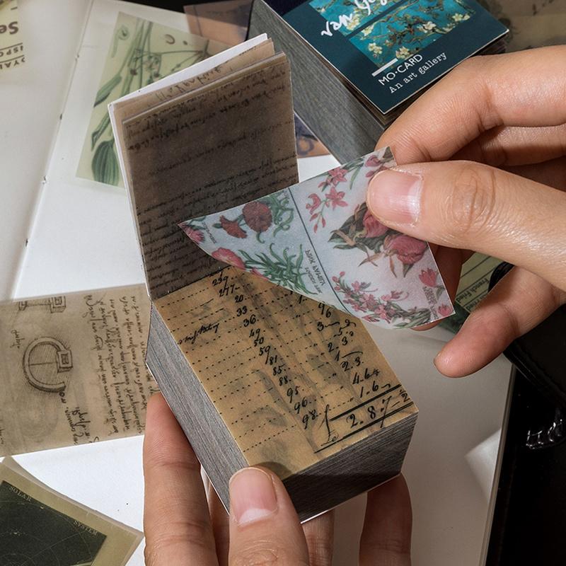 Journamm 50-366 шт. Бумага для скрапбукинга в винтажном стиле, Кавайи, Арт, Junk Journal, Деко-наклейки, Коллекция "Природа", Материалы для DIY