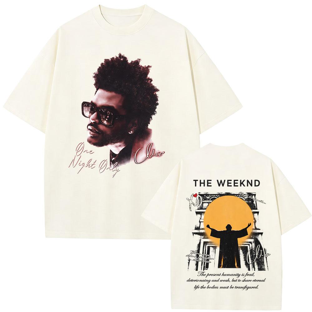 Футболка унисекс The Weeknd XO Tour 2026 Женская Хип-хоп Мода Поп-музыка Короткий рукав Унисекс Повседневная Винтажная Уличная одежда