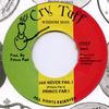 7inch Record PRINCE FAR I - Jah Never Fail I / Dub CT07 Cry Tuff 1977 UK Reggae, Ska & Dub