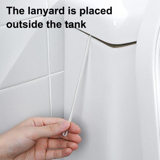 Toilet Cleaner with Lanyard Design High-Concentration Cleaning Fluid Automatic Cleaning Function Hanging Toilet Bowl Cleaner