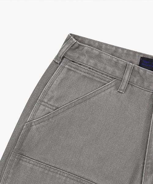 ERRORS EXCEPTED Dp663Gr Double Knee Carpenter Pants (Grey)
