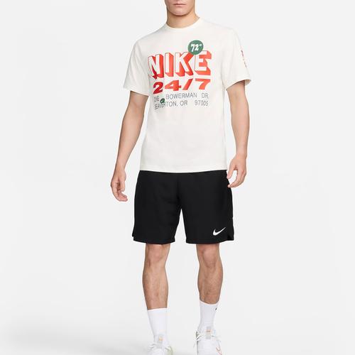 Nike Мужская свободная мягкая быстросохнущая футболка для тренировок белая