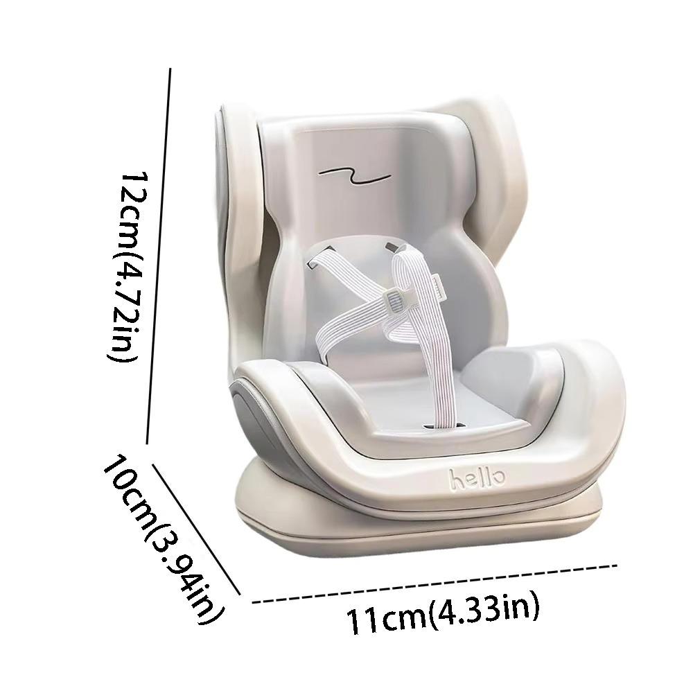 Plush Material Car Doll Safety Seat Mini Size Mini Plush Safety Seat Creative Play