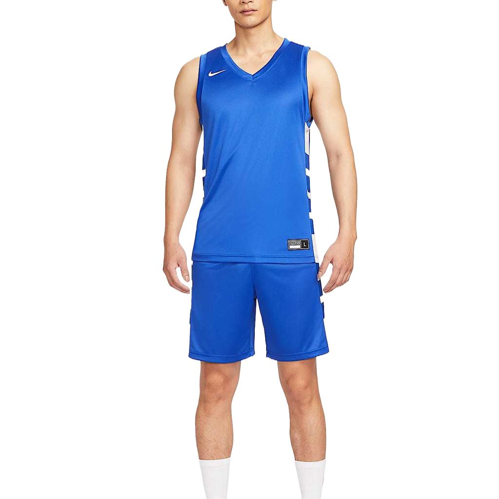 Nike Мужская баскетбольная майка Dri Fit Темно-синяя командная IM9813-449