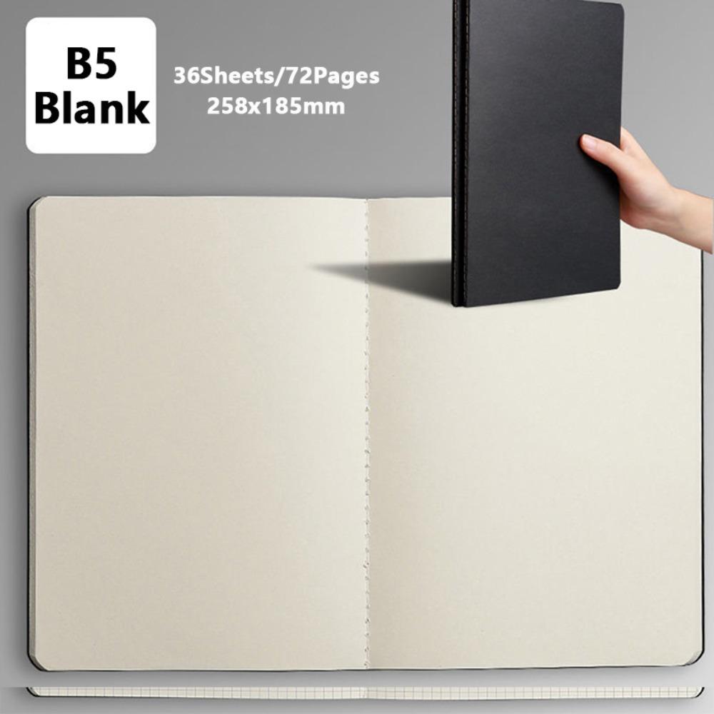 Блокнот А4/А5/В5 Обложка крафт Записная книжка Портативный дневник Школа/Офис