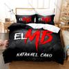 Natanael Cano Duvet Cover + 2 Pillowcases, Mexican Corridos Tumbados Singer Print Bedding Set Soft Fabric Bedroom Decor Gift