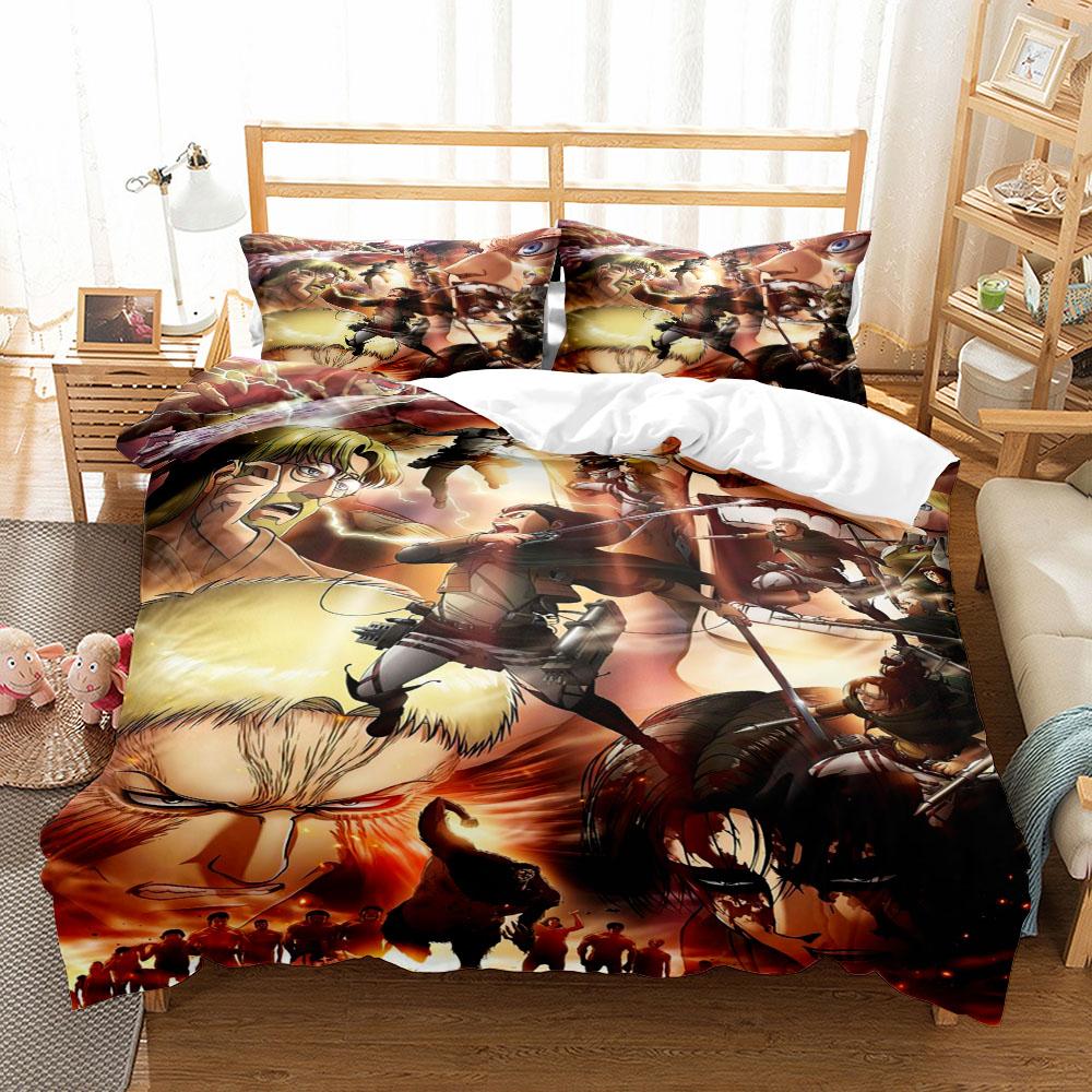 New Titan Attack  Duvet Cover Set King Queen Double Full Twin Single Size Bed Linen Set