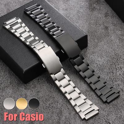 18 мм Металлический ремешок для часов Casio F-91W W-218 AE1200/1300 F84 F105/108/A158W/168 Ультратонкие браслеты Ремень Нержавеющая сталь