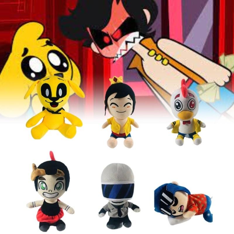 Очаровательная плюшевая игрушка Маска Желтого Пса Майккрека 25 см Мягкая и Удобная для Детей