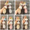 Fluffy Raccoon Plush Keychain Bag Decoration, Doll, 15*6.5cm