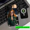 Крутая девушка Т-Полностью Шпионки Чехол для телефона Для iPhone17,16,15,14,13,12,11 Plus,Pro Max Магнитный Для Magsafe Беспроводной Зарядки