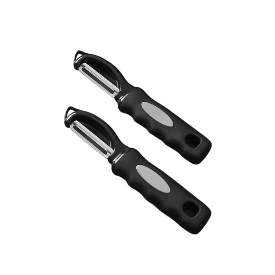 Поворотная овощечистка с удалителем пятен Лезвия из нержавеющей стали Овощечистка для фруктов с эргономичной ручкой Легко чистить