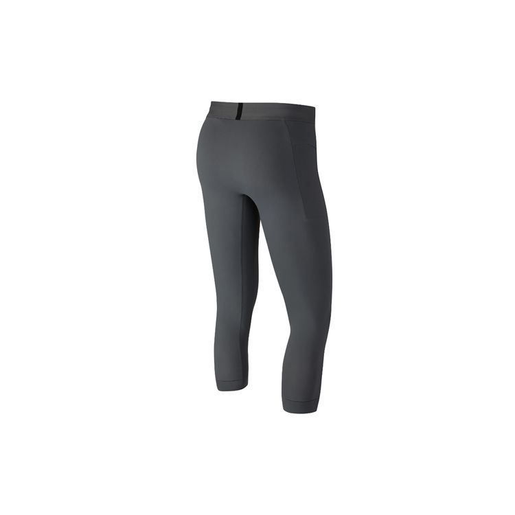 Nike Йога Infinalon 3/4 эластичные колготки мужские нижние части железно-серые CT1831-068