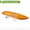 HOPESPANNER Compatible for BMW 320i 2002-2005 No.63137165913 Side Marker Light Cover Waterproof Yellow Left