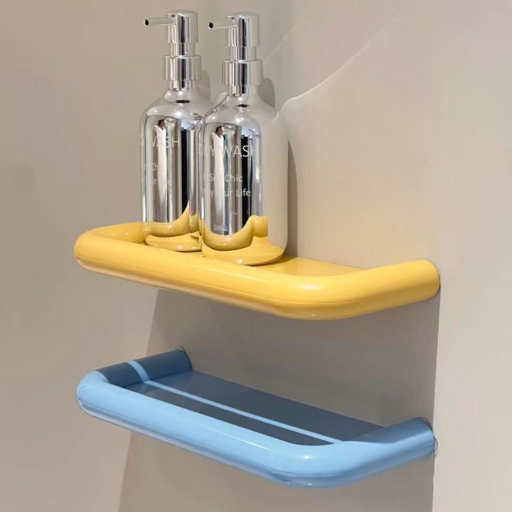Dopamine Bathroom Storage Shelf Free Punch Toiletries Organizer Wall Hanging Storage Rack Toilet