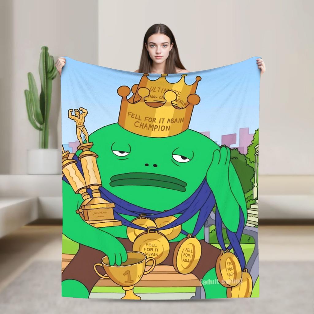 Smiling Friend Games Blanket Quality Warm Throw Blanket Winter Travel Office Outdoor Novelty Bedspread