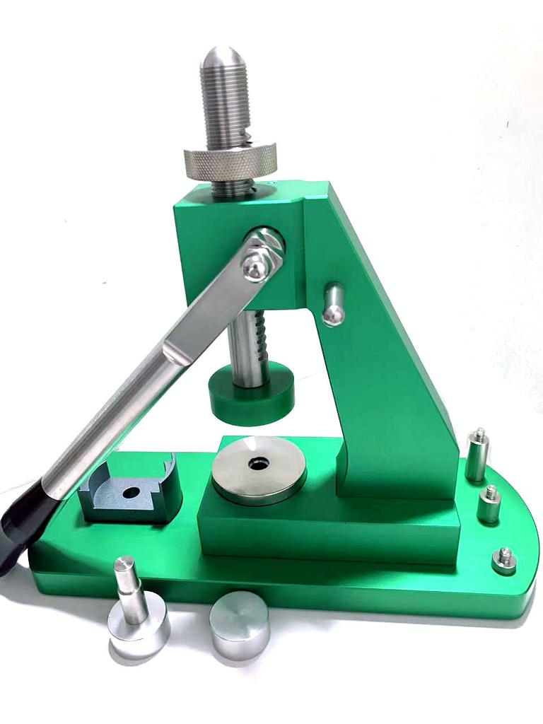 Крышка задней крышки часов с кристальным безелем на винтах, инструмент для прессования с 20 матрицами, инструмент для прессования часов для ремонта, пресс для корпуса часов