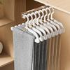 Pull Out Retractable Cabinet Sliding Rack Clear Trouser Rack Hanger Wardrobe