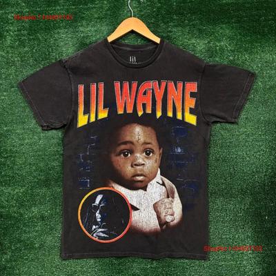 Lil Wayne Tha Carter III Хип-хоп Футболка Размер Средний винтажная Стиранная Слегка дышащая Мягкая с принтом Удобная