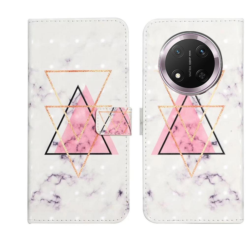 For Honor X9c 5G Case 3D Creative Pattern PU Leather Stand Phone Cover