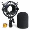 SUNMON AT2020 Windscreen Shock Mount Stand with Foam Pop Filter for Audio-Technica AT2020, AT2035, AT4040, AT2020USB, and ATR2500x Condenser Microphon