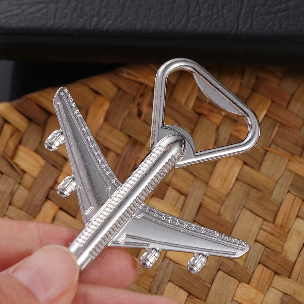 Wedding Supplies Airplane Bottle Opener Creative Retro Car keychains Metal 3D Beer Opener Guests