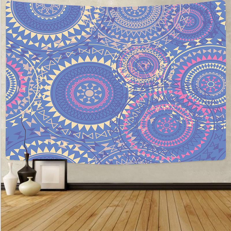 Tapestry Colorful Flow Paint Wall Hanging Mandala Tapestries Modern Art Psychedelic Home Decor Wall Decor