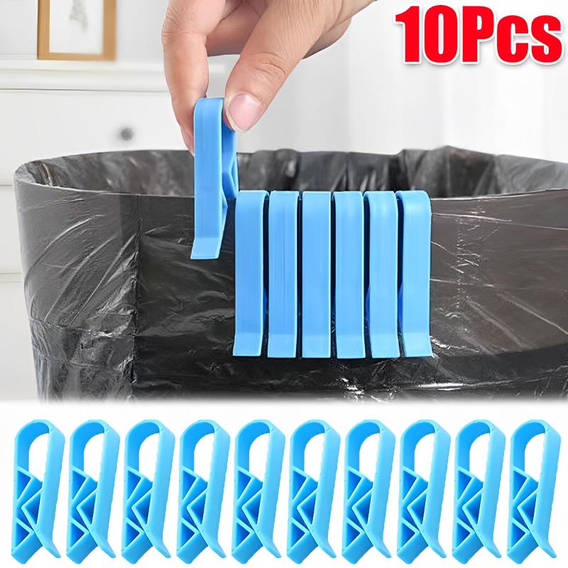 2/5/10Pcs Trash Bag Fixed Clip Universal Plastic Garbage Basket Bag Fixed Holder For Bathroom Organizer Home Kitchen Storage Clamp