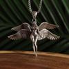European and American Four Wing Angel Pendant Necklace Retro Fashion Accessories
