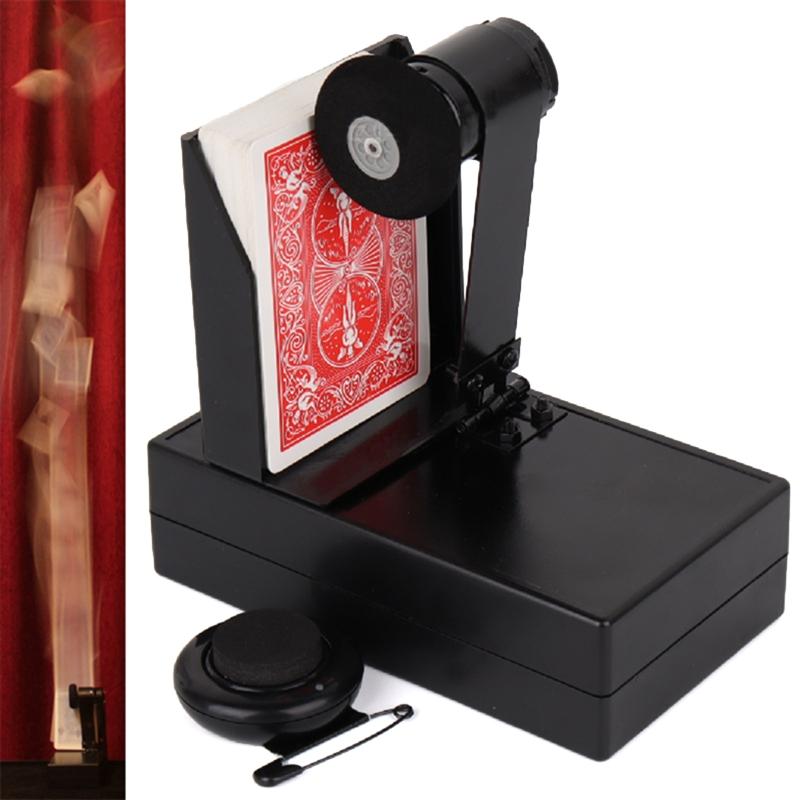 Волшебное представление Пульт дистанционного управления Фонтан из карт Трюки Классическая карточная игрушка Устройство для распыления фишек Покерный реквизит Подарок для начинающего