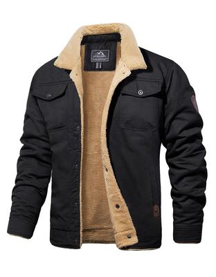 Dokajan Work Clothing Jacket Boa Lining Outwear Fashion Jumper Work Blouson Winter Black 2XL [MAGCOMSEN] Men's