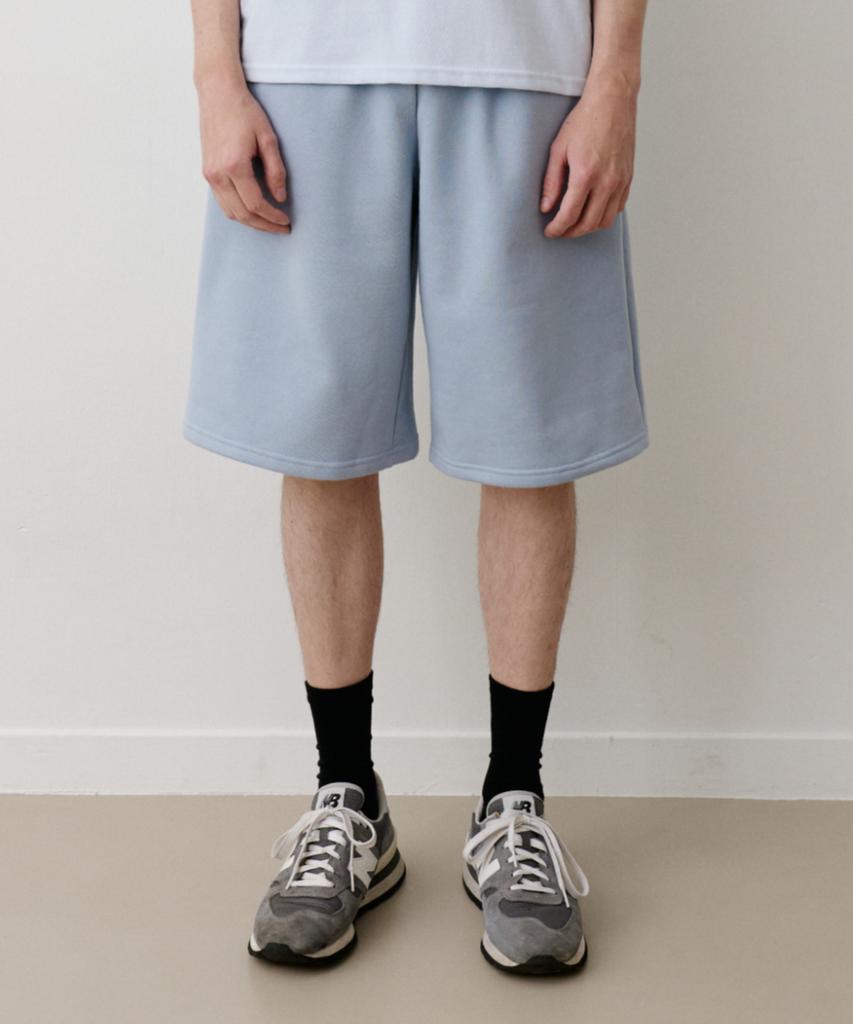 APEGO SPORTS Bermuda Sweat Shorts Light Blue