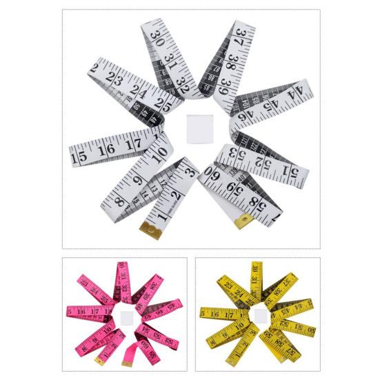 3 шт. 1,5 м/60 дюймов двусторонняя рулетка мини мягкая измерительная лента портативная портняжная швейная ткань лента для измерения веса тела гибкая линейка лента