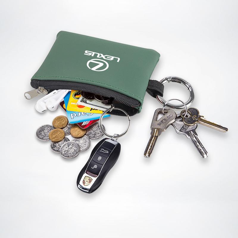 BJYL6 Car Key Coin Purse Storage Bag Card Bag Portable Small Bag For Lexus LS LC RZ IS350 ES300 GS350 CT200h GX460 LX570 RX500h NX300