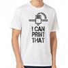 Divertida MáQuina De Impresora 3d Divertida Geek InformáTica Ciencia It Moda Camiseta Hombres Impreso Camiseta GráFica