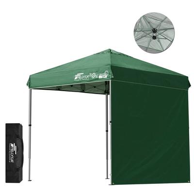 Палатка FIELDOOR Easy to beside G03 Легкий алюминиевый каркас x В комплект входят специальные боковые листы Ветрозащита Высокая водостойкость Серебряный УФ-фильтр