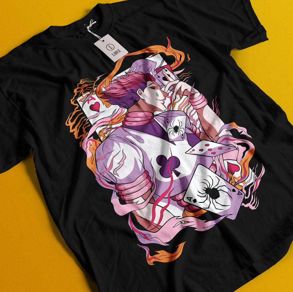 Рубашка Хисоки Футболка Хантер х Хантер Футболка Гона Футболка Киллуа Футболка HxH Меруэм Курапика