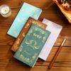 Leather 2025 English Agenda Book Time Management Schedule Planner Notepad Office Supplies