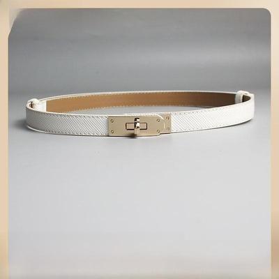 Двусторонний регулируемый эластичный тонкий ремень с пряжкой - универсальный аксессуар для летнего платья для женщин