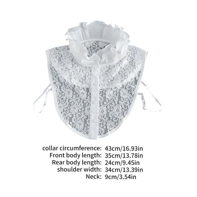 Lace Blouse Collar Detachable Sweater Faux Collars Female Clothes Accessories