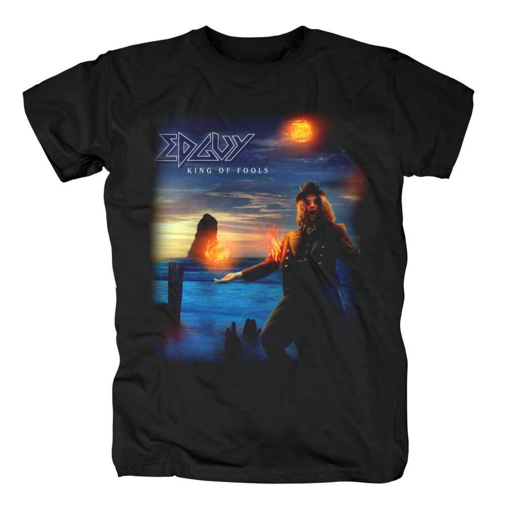 НОВЫЙ Edguy Band King Of Floos Хлопковая черная футболка S-5XL SE874 Унисекс футболка